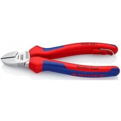 Knipex 7005160T sānu knaibles, 160mm, sarkanas/zilas cena un informācija | Rokas instrumenti | 220.lv