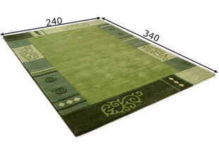 Ковер Ambadi, зеленый, 240 x 340 см цена и информация | Ковры | 220.lv