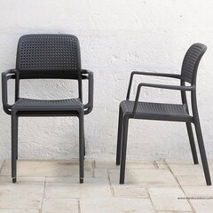 Āra krēsls Nardi Bora, tumši pelēks cena un informācija | Dārza krēsli | 220.lv