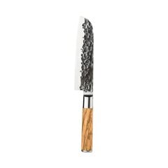 Japāņu tērauda nazis Style De Vie Olive Forged Santoku, 18 cm цена и информация | Ножи и аксессуары для них | 220.lv