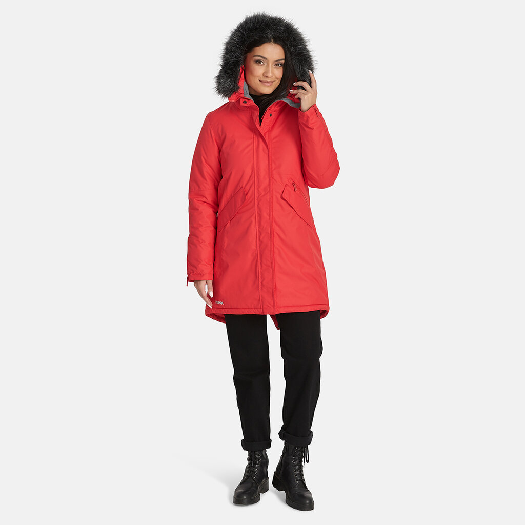 Huppa sieviešu ziemas virsjaka VIVIAN, sarkanā krāsā, dažādi izmēri 907143816 cena un informācija | Sieviešu virsjakas | 220.lv