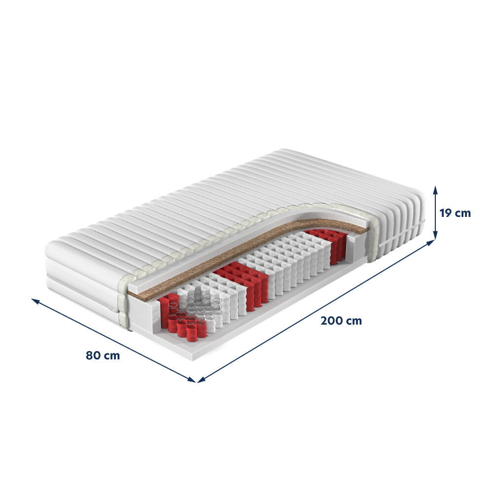 Matracis Selsey Fossury, 80x200 cm cena un informācija | Matrači | 220.lv