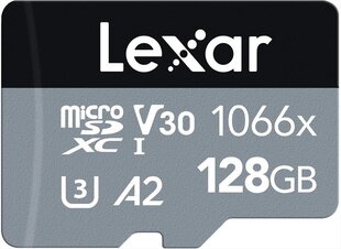 Lexar Professional 1066x microSDXC, 128GB цена и информация | Карты памяти для фотоаппаратов | 220.lv