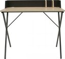 Письменный стол Intesi Brico, светло-коричневый/черный