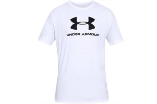 Спортивная футболка для мужчин Under Armour 1329590 100, белая цена и информация | Мужская спортивная одежда | 220.lv