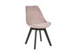 Krēslu komplekts, 2 gab., rozā цена и информация | Virtuves un ēdamistabas krēsli | 220.lv