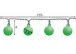 Gaismas virtene Berry cena un informācija | Ziemassvētku lampiņas, LED virtenes | 220.lv