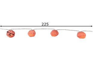 Gaismas virtene Origam, rozā cena un informācija | Ziemassvētku lampiņas, LED virtenes | 220.lv