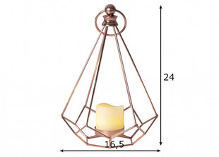 Lantern EDGE varš, 10 LED gaismas, darbināms ar akumulatoru, IP20 цена и информация | Праздничные декорации | 220.lv