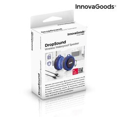 InnovaGoods DropSound, melns/zils cena un informācija | Skaļruņi | 220.lv