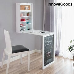 INNOVAGOODS HOME ORGANIZE SIENAI PIESTIPRINĀMS SALOKĀMS GALDS cena un informācija | Datorgaldi, rakstāmgaldi, biroja galdi | 220.lv