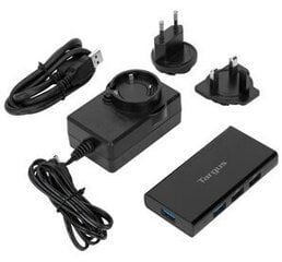 TARGUS 7-PORT USB 3.0 HUB BLACK cena un informācija | Adapteri un USB centrmezgli | 220.lv