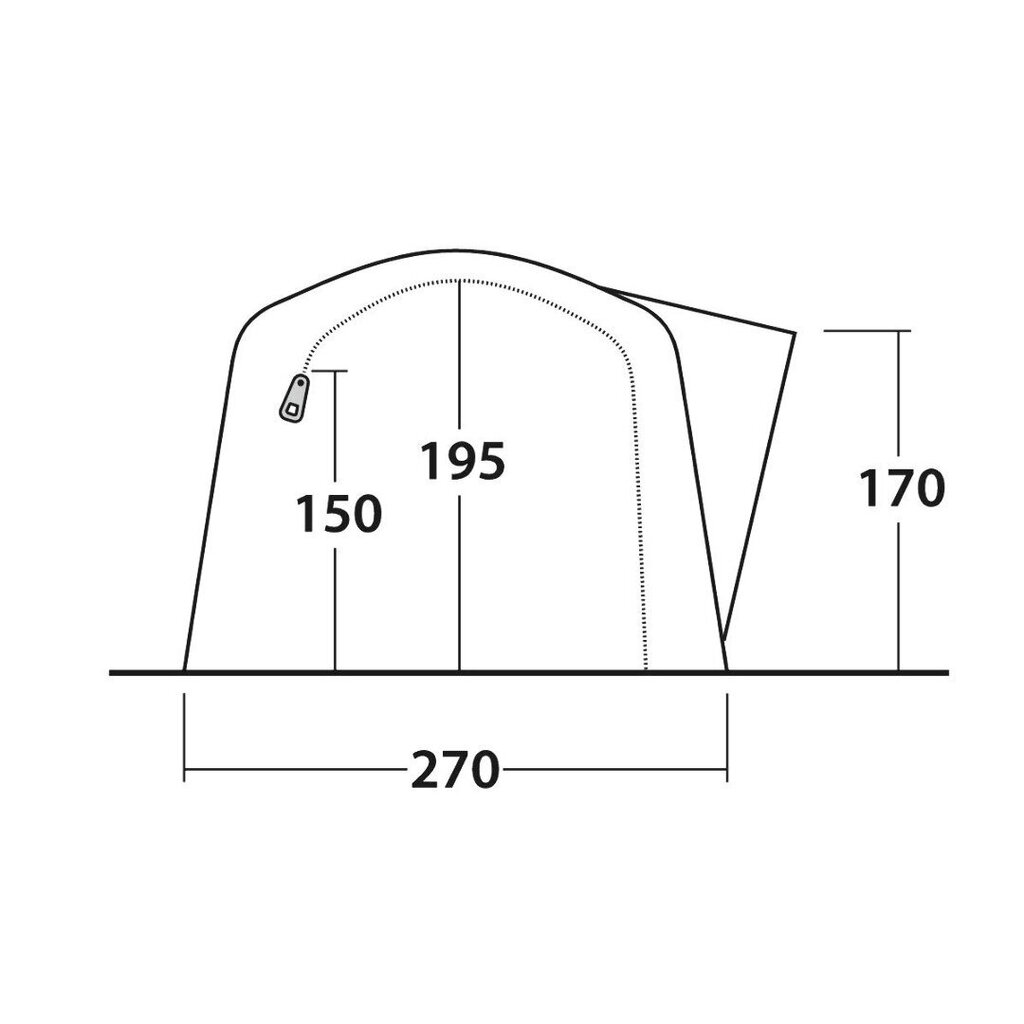 Telts Outwell Rosedale 4PA cena un informācija | Teltis | 220.lv