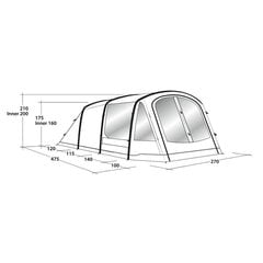 Палатка Outwell Rosedale 4PA цена и информация | Палатки | 220.lv