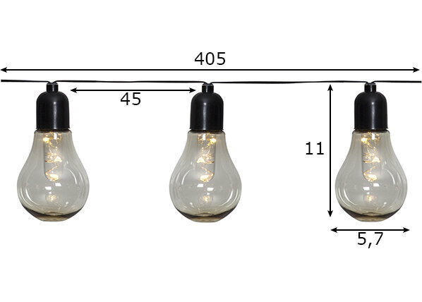 Gaismas virtene Glow cena un informācija | Ziemassvētku lampiņas, LED virtenes | 220.lv