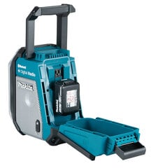 Akumulatora radio Makita DMR115 CXT, 12V Max (10,8V) / LXT (18V), sabvūferis, Bluetooth un USB, DAB/DAB+, bez akumulatora un lādētāja cena un informācija | Makita TV un Sadzīves tehnika | 220.lv