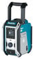 Akumulatora radio Makita DMR115 CXT, 12V Max (10,8V) / LXT (18V), sabvūferis, Bluetooth un USB, DAB/DAB+, bez akumulatora un lādētāja cena un informācija | Radioaparāti, modinātājpulksteņi | 220.lv