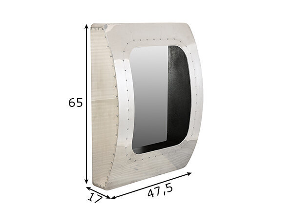Spogulis Airman, alumīnija apdares cena un informācija | Spoguļi | 220.lv