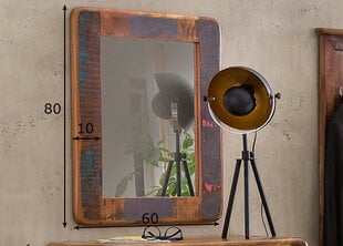 Зеркало Fridge, разноцветная цена и информация | Зеркала | 220.lv