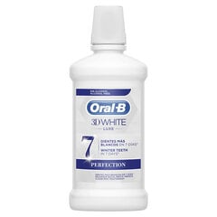 Mutes skalošanas šķidrums Oral-B 3D White Luxe Perfection 500 ml cena un informācija | Zobu pastas, birstes | 220.lv