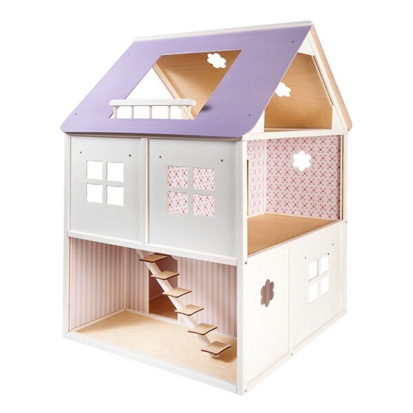 Koka leļļu māja violeta cena un informācija | Rotaļlietas meitenēm | 220.lv
