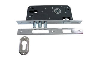 Slēdzene durvīm SIBA, 10200/3MR, Eiropas, CP(spīdīgs hroms), 85mm cena un informācija | Durvju slēdzenes | 220.lv