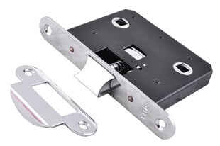 Slēdzene durvīm SIBA, BT6250, Eiropas, CP(spīdīgs hroms), 62mm cena un informācija | Durvju slēdzenes | 220.lv