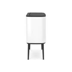 Atkritumu tvertne Bo Touch bin 11+23L White цена и информация | Мусорные баки | 220.lv