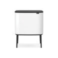 Atkritumu tvertne Bo Touch bin 11+23L White