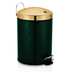 Berlinger Haus miskaste Metallic Line Emerald Collection, 12 l cena un informācija | Miskastes | 220.lv