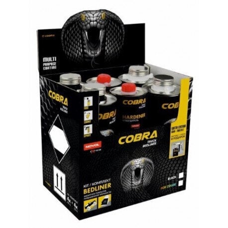 Cobra Bedliner aizsargpārklājums 600ml + 200ml melns цена и информация | Auto ķīmija | 220.lv