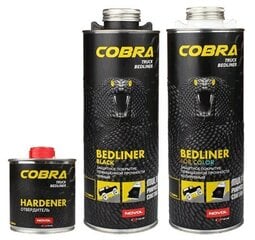 Cobra Bedliner aizsargpārklājums 600ml + 200ml melns цена и информация | Автохимия | 220.lv