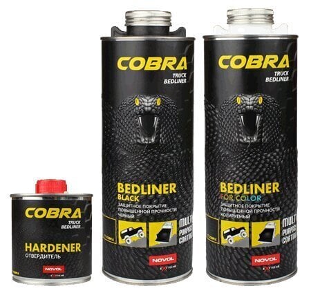 Cobra Bedliner aizsargpārklājums 600ml + 200ml melns цена и информация | Auto ķīmija | 220.lv