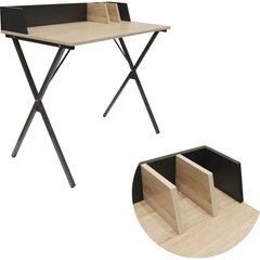 Письменный стол Intesi Brico, светло-коричневый/серый цена и информация | Компьютерные, письменные столы | 220.lv