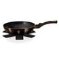 BerlingerHaus panna Wok, Metallic Line Shiny Black Edition, 28 cm cena un informācija | Pannas | 220.lv