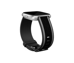 Fitbit  Versa-Lite Woven Hybrid Band, large, black цена и информация | Аксессуары для смарт-часов и браслетов | 220.lv