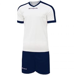 Спортивный костюм для мужчин Givova Kit Revolution Jr KITC59 0304, белый цена и информация | Мужская спортивная одежда | 220.lv