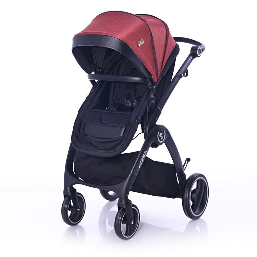 Universālie rati 2in1 Lorelli Adria, Black&Red cena un informācija | Bērnu rati | 220.lv