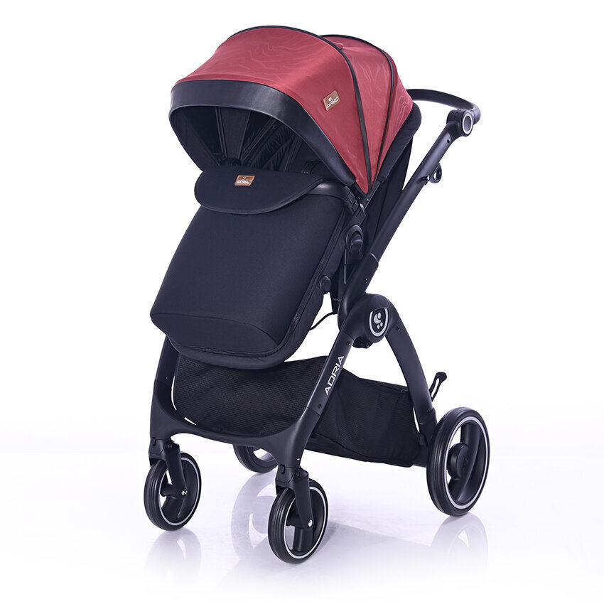 Universālie rati 2in1 Lorelli Adria, Black&Red cena un informācija | Bērnu rati | 220.lv