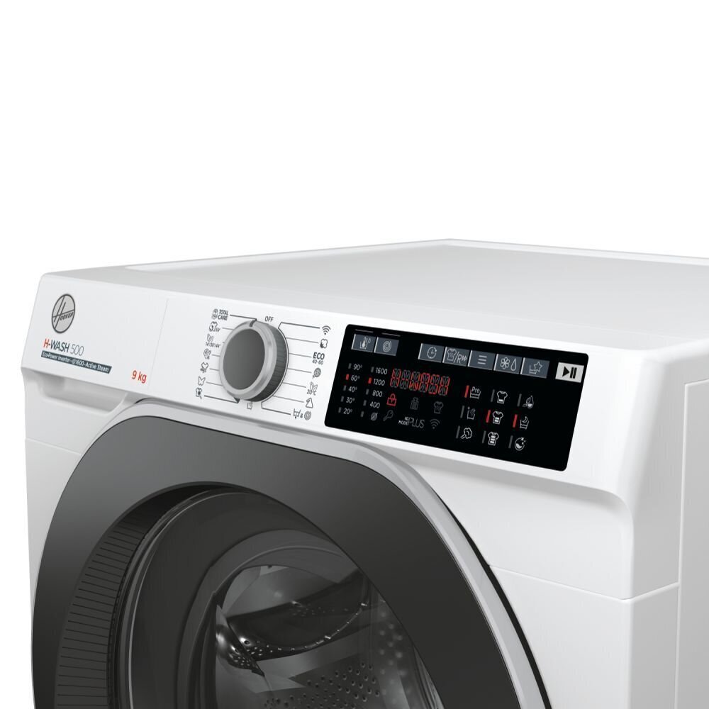 Hoover HWQ 69AMBS/1-S no priekšpuses ielādējama veļas mašīna, 9 kg 1600 apgr./min cena un informācija | Veļas mašīnas | 220.lv