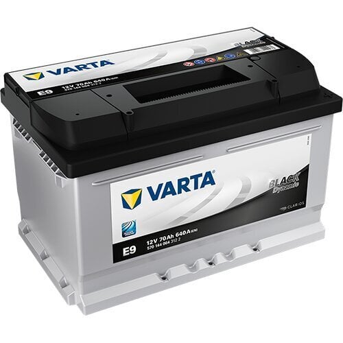 Akumulators Varta Black Dynamic E9 12V 70Ah 640A cena un informācija | Akumulatori | 220.lv