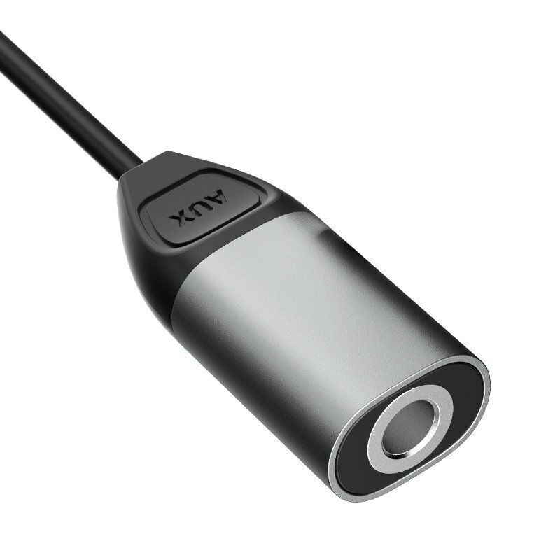 Adapteris, Dudao Lightning to headphones jack 3,5 mm L17, pelēks cena un informācija | Savienotājkabeļi | 220.lv