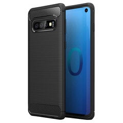 Carbon telefona vāciņš priekš Xiaomi Redmi Note 8T, melns cena un informācija | Telefonu vāciņi, maciņi | 220.lv