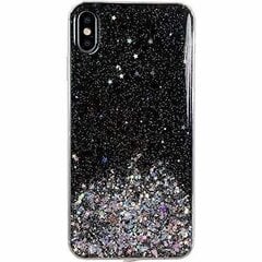 Чехол «Star Glitter Shining» для телефона Xiaomi Mi 10T Lite, черный цена и информация | Чехлы для телефонов | 220.lv