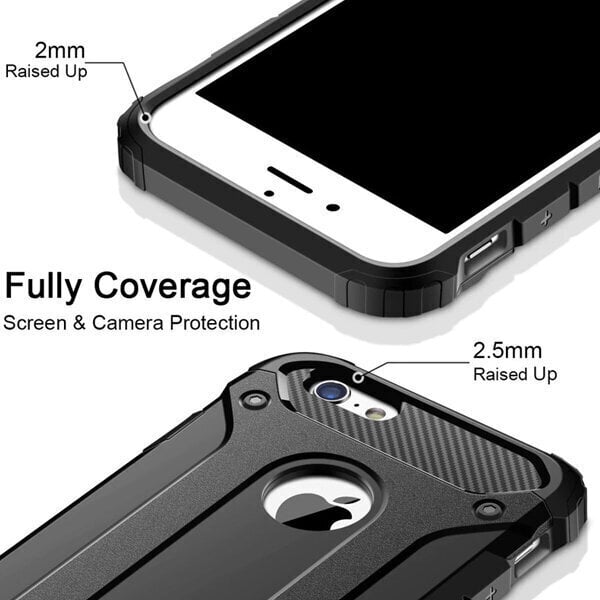 Telefona vāciņš, Armor Carbon Samsung Galaxy A32 5G, melns cena un informācija | Telefonu vāciņi, maciņi | 220.lv
