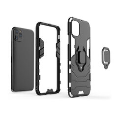 Telefona vāciņš Ring Armor priekš iPhone 11, melns cena un informācija | Telefonu vāciņi, maciņi | 220.lv