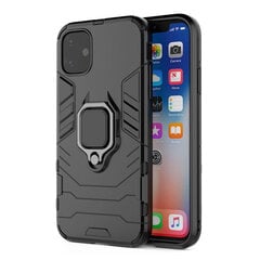 Telefona vāciņš Ring Armor priekš iPhone 11, melns cena un informācija | Telefonu vāciņi, maciņi | 220.lv