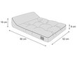 Hobbydog matracis mājdzīvniekiem DESTINY Dark Green, M, 80x52 cm cena un informācija | Suņu gultas, spilveni, būdas | 220.lv