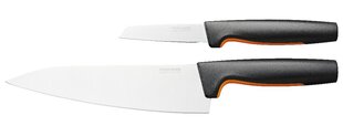 Fiskars Functional Form pavāra nažu komplekts no 2 priekšmetiem цена и информация | Ножи и аксессуары для них | 220.lv