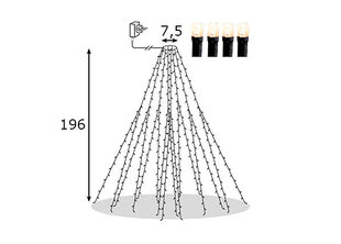 Гирлянда Serie, 196 см цена и информация | Гирлянды | 220.lv